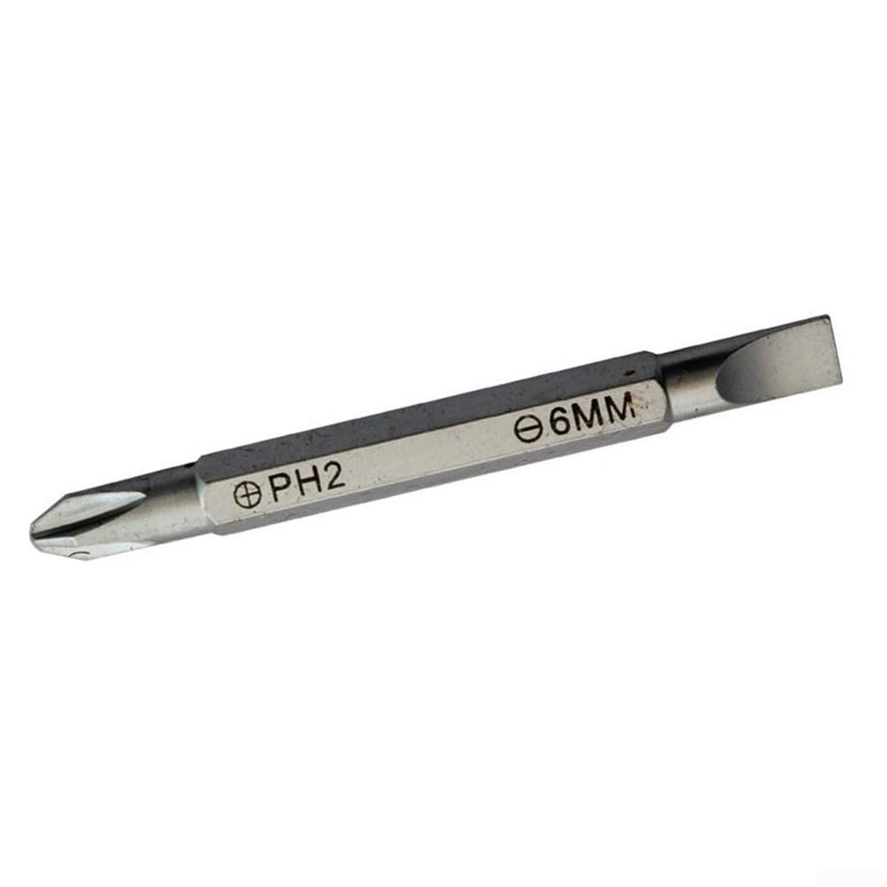 Tournevis ergonomique antidérapant avec double tête, PH2 et SL6 pour des tâches d'entretien et de réparation efficaces à la maison