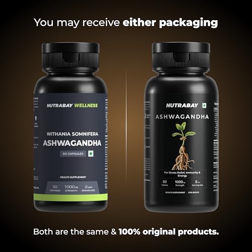 Nutrabay Ashwagandha Extract 1000mg 60 Tablets 1 g - Image 3