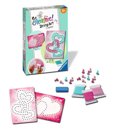 Ravensburger 18242 String Art Hearts - Creative Thread Pictures with Loving Hearts, for Children from 6 Years - Image 3