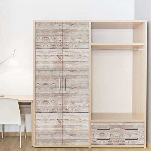 JOLIHOME Carta Adesiva Effetto Legno Vintage Carta da Parati...