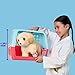 Little Live Pets Ouchies Cooper The Retriever Puppy, 50+ Sounds, Limping to Walking Puppy Toy with Vet Carrier, Interactive Toy Dog for Kids Ages 5+