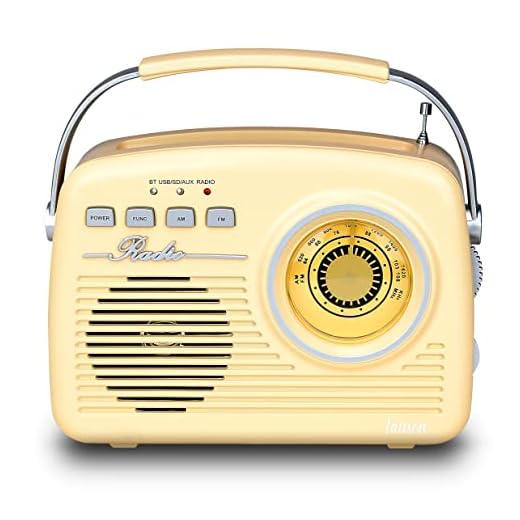 Lauson RA143 Radio Vintage Bluetooth | Transistor Radio Portátil Retro | Batería Recargable | FM Am | USB SD