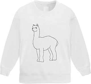 Azeeda 'Llama' Kid's Sweatshirt/Jumper (5-6 Years) (KW00042596)