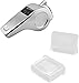 aoukoslt 10Pcs Transparent Whistle Cover, Whistle Mouth Grip Whistle Protective Cover Sport Training Soccer Whistle Cover Whistle Finger Grip Cover Whistles, Coach and Referee Whistles