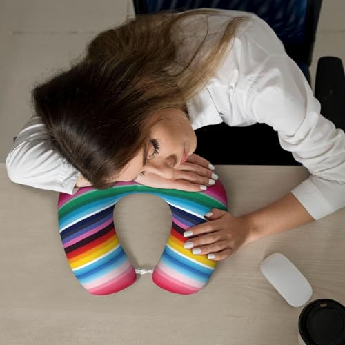 Almohada de espuma viscoelástica para viaje tamaño 30x25 cm miniatura 7