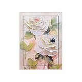 TTOBHF Breaker Box Decorative Cover Wall Flower Painting Decorative Fuse Box Covers Sticker, No Punching Modern Electric Panel Cover Decorative Vertical Version(35 * 51cm,N)