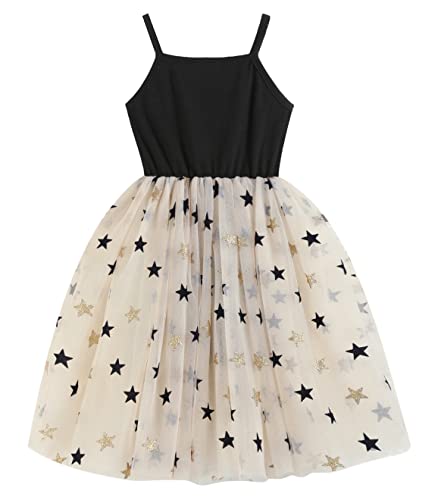 GSVIBK Baby Girls Tutu Dress Sleeveless Toddler Cotton Tulle Skirt Princess Party Prom Dresses