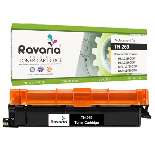 Image of TN 269 Compatible Toner Cartridge for Brother HL L3280CDW HL L3220CDW MFC L3760CDW DCP L3560CDW Printer (TN 269 Black Toner Cartridge Pack of 1)