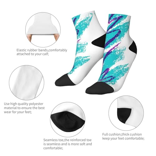 90's Cup Design print Men's Moisture Wicking Socks for Work Sports Boot Socks Athletic Running Daily 6