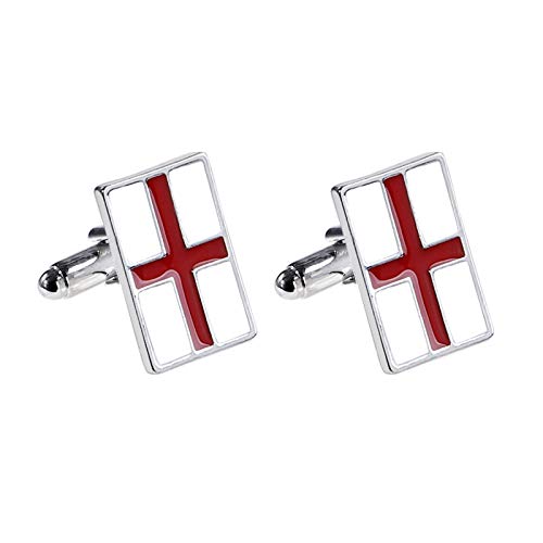 Mancuernillas para hombre KnBoB con bandera de Inglaterra