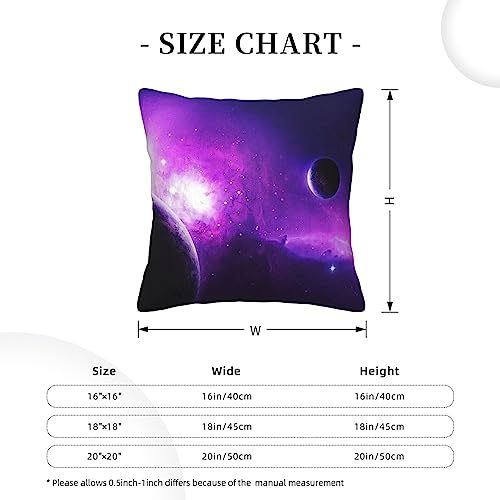 Housse de coussin velours côtelé planète spatiale 50,8 cm - 5
