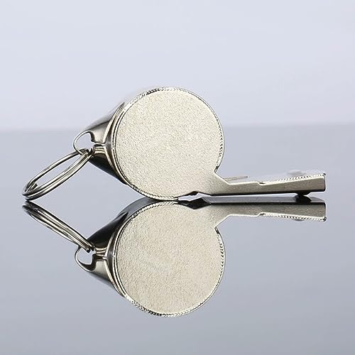 Silbatos metálicos para deportes y supervivencia paquete 12 miniatura 2