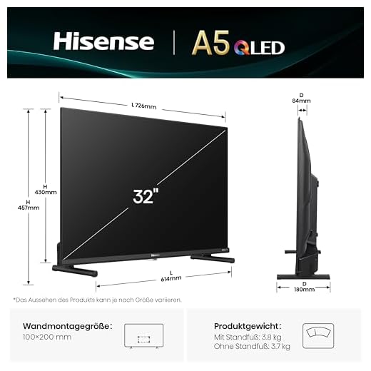 Hisense 32A5Q 32 Zoll QLED Smart TV
