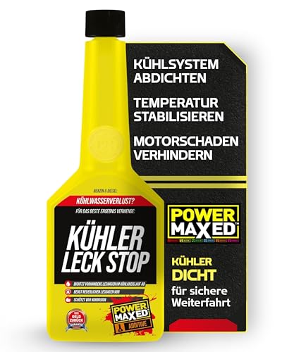 PowerMaxed Kühler Leck Stop 325 ml – Kühlerdichtmittel für...
