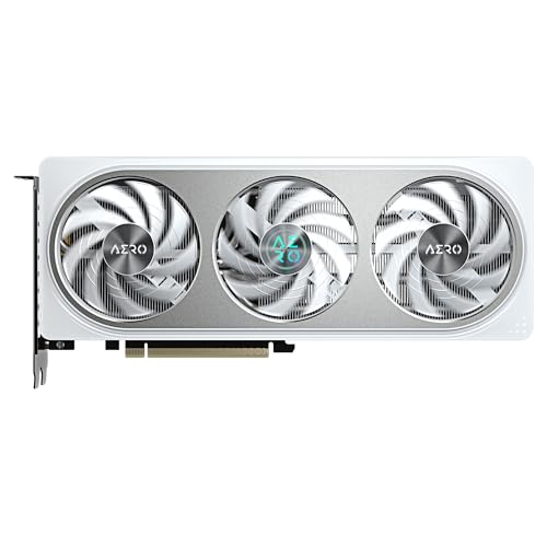 GIGABYTE GeForce RTX 5060 Ti AERO OC 16G Scheda grafica, 16GB 128-bit GDDR7, PCIe 5.0, sistema di raffreddamento WINDFORCE, scheda video GV-N506TAERO OC-16GD - Scheda video - Immagine 4