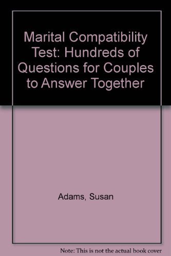 Buy Marital Compatibility Test: Hundreds of Questions for Couples to ...