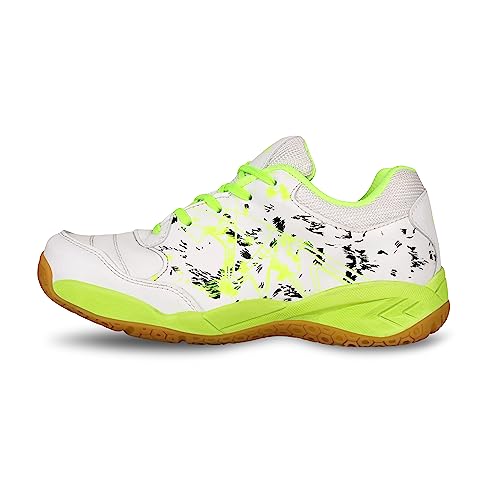 Aivin Breeze Badminton Shoes for Men | Non Marking Badminton Shoes | Lightweight & Durable Badminton Shoes | Also Perfect for Squash, Table Tennis, Volleyball, Basketball & Indoor Sports Black