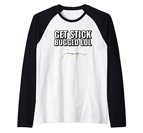 Dank Meme Get Stick Bugged Lol Funny Dancing Bug Gift Raglan