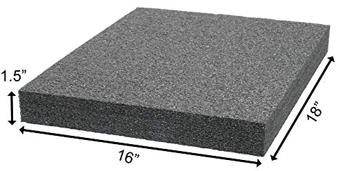 Case Club Customizable Polyethylene Foam 18 x 16 x 1.5 Inches