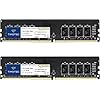Timetec Kit premium de 32 GB (2 x 16 GB) DDR4 2666 MHz PC4-21300 sin ECC sin búfer 1.2V CL19 2Rx8288 Pin UDIMM memoria RAM de escritorio (kit de 32 GB (2 x 16 GB))
