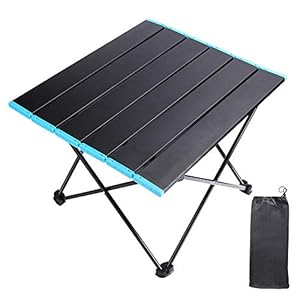 mreechan Tragbar Klapptisch,Aluminium Campingtisch Outdoor Leichter Kleiner klappbarer Camping Tische,Leicht zu tragen…
