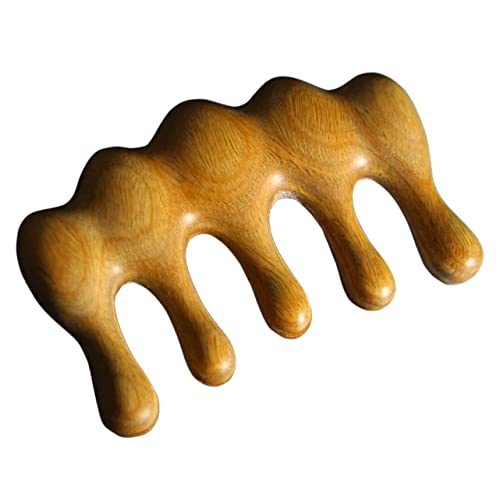 WOFASHPURET Hair Care Tool Massage Comb for Scalp Head Massager Wide Tooth Comb Tool Anti-static Wood Material Scalp Massager