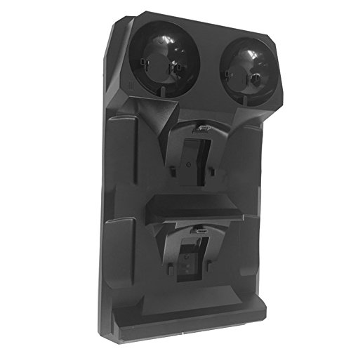 Wilitto 4 en 1 Station de Chargement Rapide de la Station de Chargeur USB pour PS Move 4 Noir Cover