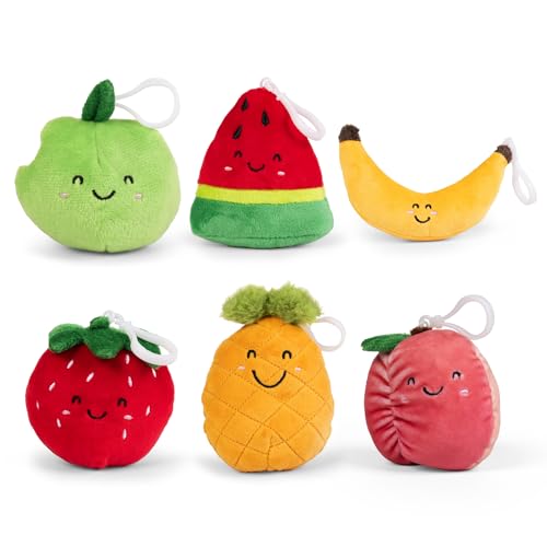 Porte-clés fruit en peluche Living Nature : retrouvez vos clés facilement
