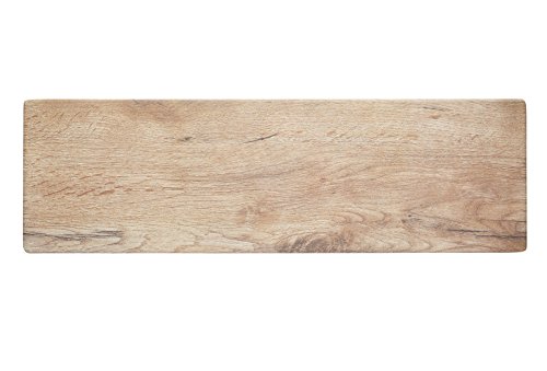 KitchenCraft "We Love Summer Rectangular Melamine Wood-Effect Food Serving Platter, 53 x 16 cm (21" x 6.5")