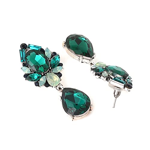 Crystal Tear Drop Earrings