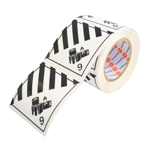 Great Eastern Lithium Battery Transport 4" x 4" Hazard