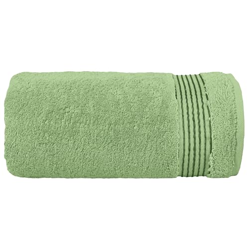 Drap de bain grand format pour adulte en coton turc vert sauge style spa - 8