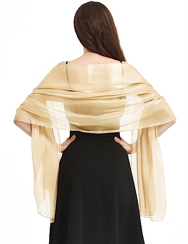 Niwicee Stola Damen Festlich Schal Stola Für Abendkleid Funkelnde...