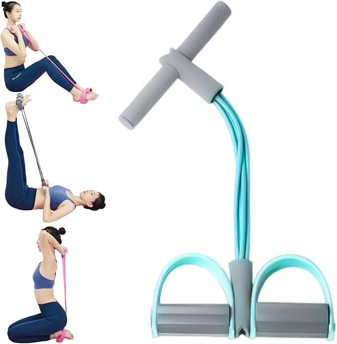ALN® Natural Rubber Tummy Trimmer Latex Pull Reducer 4 Tubes Resi...