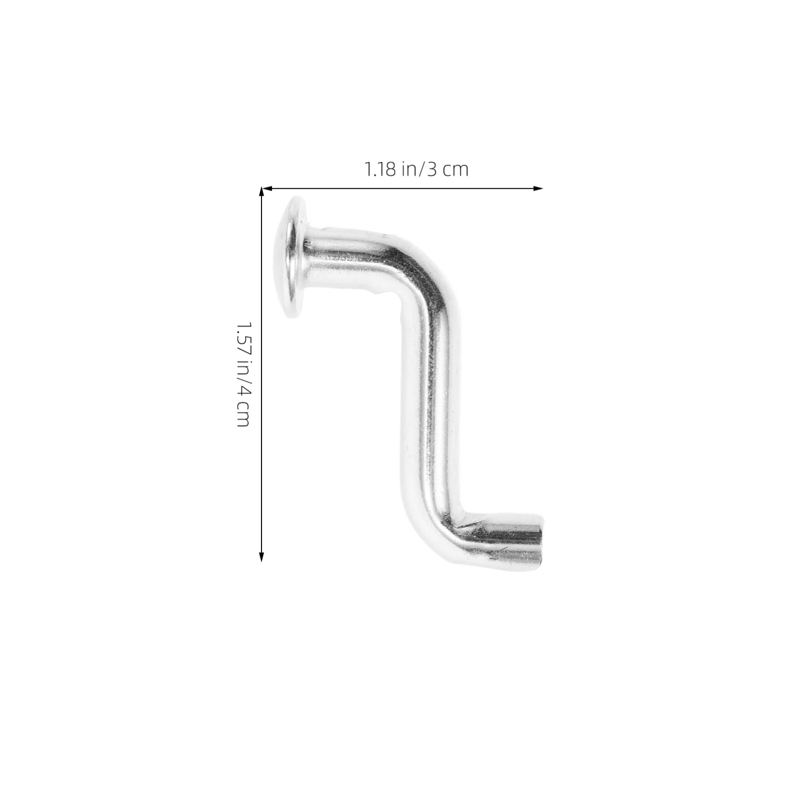 OUNONA Goupilles de Verrouillage pour Système D'étagères Fiable Tête Plate S en Métal Argenté 50pcs Diamètre 7 Mm Clips de Sécurité Robustes pour Rayonnage à Palettes