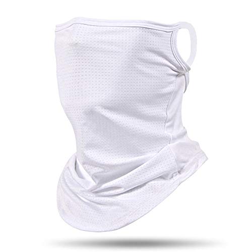 FLYMOON Neck Gaiter Mask, Face Ice Silk UPF50+ UV Sun Mask Headwear Balaclava