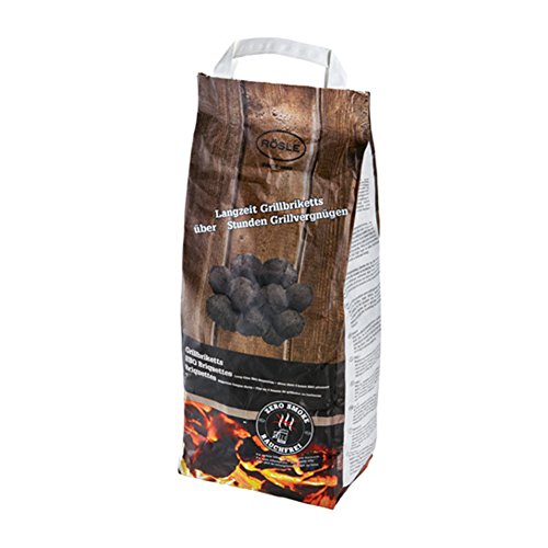Preisvergleich Produktbild Rösle Grillbriketts 8 kg für Zero Smoke, schwarz