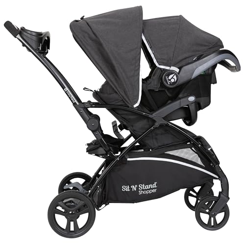 Image of Baby Trend Sit N Stand 5-in-1 Shopper Travel System with Ally 35 Infant Car Seat, Spectra