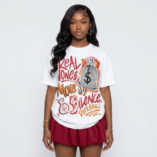 Image of DopeSkill Graphic Tee Streetwear Hip Hop Hypebeast Unisex T-Shirt Sneaker Colour Matching Shirts Inspired Motivation Quotes