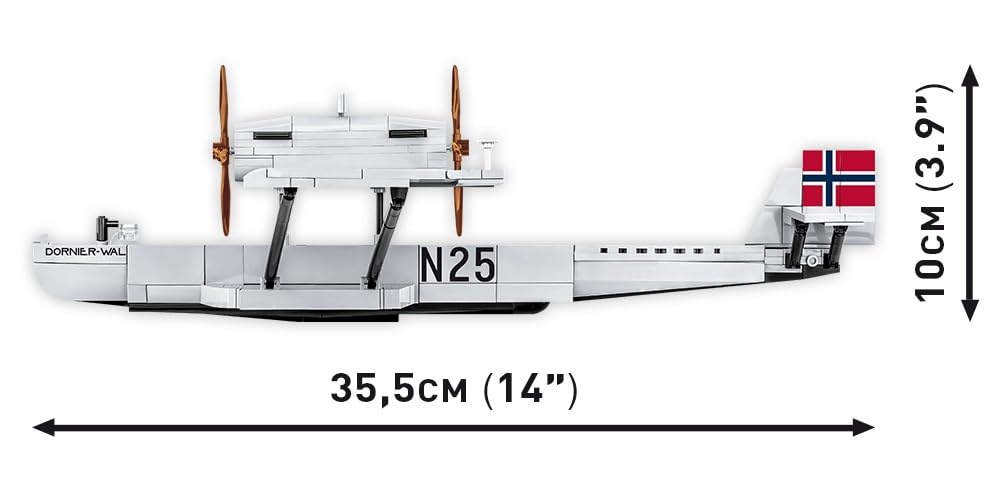 COBI Dornier Do J Wal Amundsen N-25, Rot