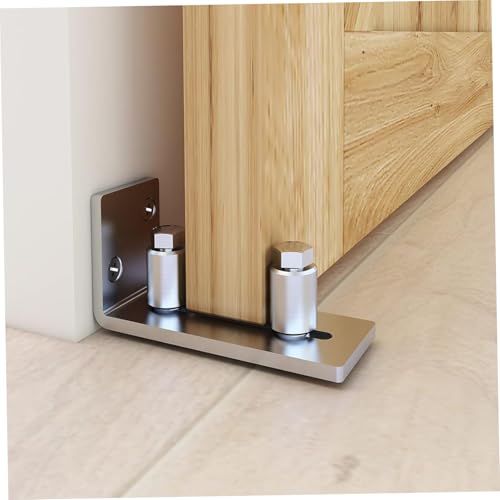 Guide de sol pour porte de grange en acier inoxydable durable rustique - 6