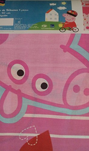 Peppa Pig - Sábana individual de algodón Art.8760