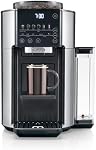 De'Longhi True Brew Machine à café à goutte, broyeur intégré, portion unique, 8 oz à 24 oz, café chaud ou glacé, acier inoxydable, CAM51025MB