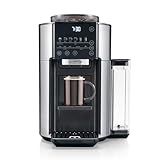 De'Longhi True Brew Drip Coffee Maker, Built in Grinder, Single Serve, 8 oz to 24 oz, Hot or Iced Coffee, Stainless, CAM51025MB