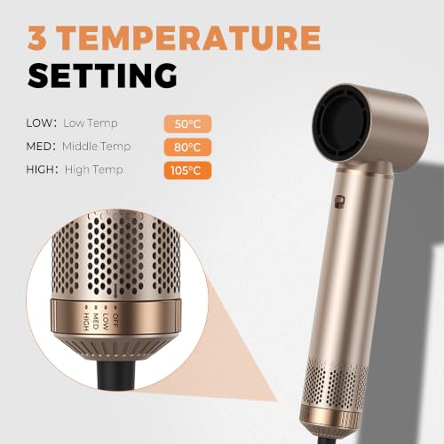 Image of 5 in 1 Blow Dryer Brush, Upgrade Hair Dryer Brush Set Negative Ion Air Styler Curling Wrap Air Curler, Hot Air Brush Curling Iron Hair Styling Tools As A Gift for Straight /Curl /Dry /Smooth