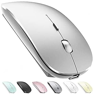 Rechargeable Bluetooth Wireless Mouse for Laptop iPad Pro iPad Air MacBook Pro MacBook Air MacBook Chromebook Win8/10