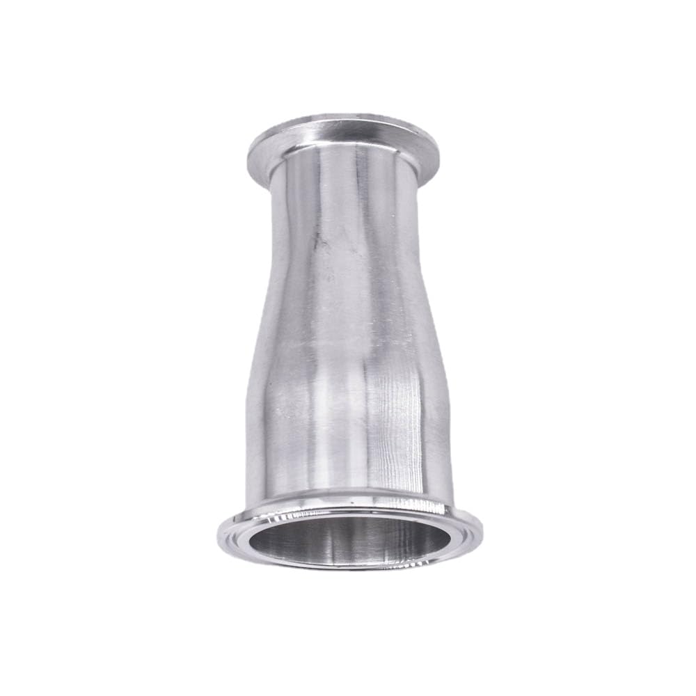 zorfar 1.5" 2" 2.5" Tri Clamp Reducer SUS 316 Stainless Steel Sanitary Pipe Fitting Homebrew(51mm-K64 to,51mm-K64)