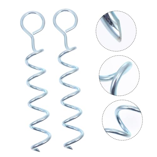 Clavos resistentes para fijación de carpas BESPORTBLE pack de 6 estacas duraderas de camping 7