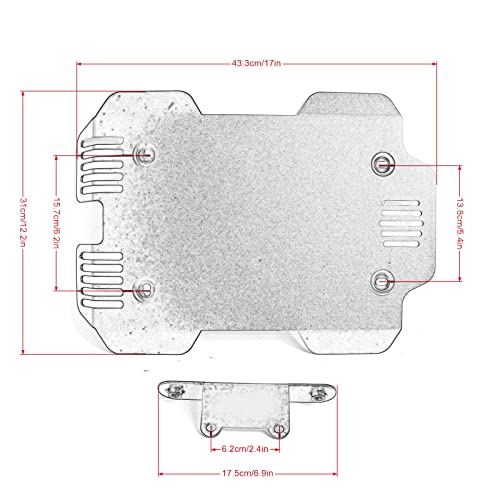 Image of Engine Skid Plate Repalcement for BMW R18 2020 2021 2022 2023 Motorcycle Engine Protective Skid Plate Cover (Black)