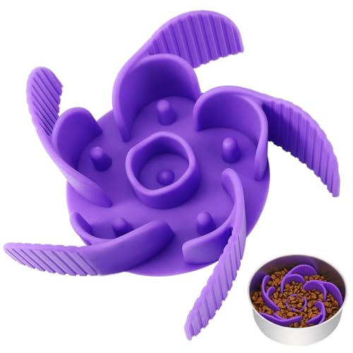 MateeyLife Comedero Perro Antivoracidad Lento con Ventosas, Comedero Lento para Perros de Razas...